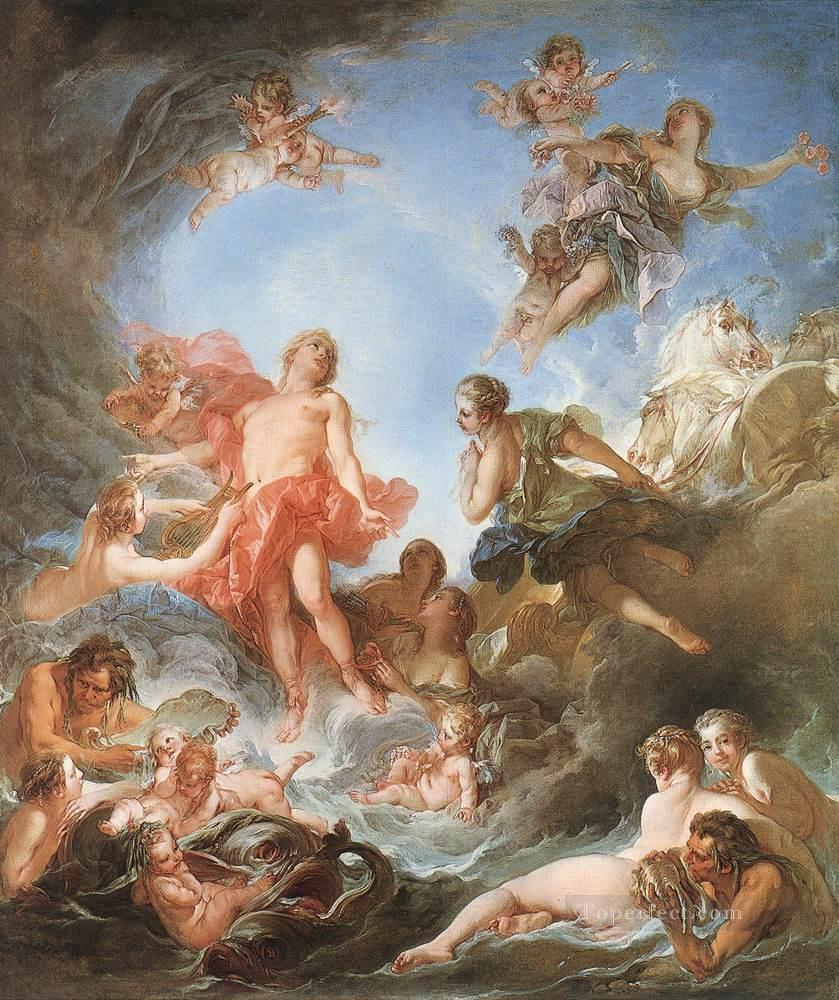 The Rising of the Sun Francois Boucher classic Rococo Oil Paintings
